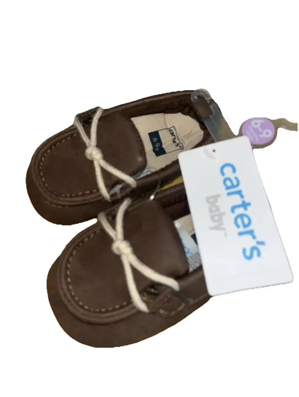 Carter’s  Brown Leather Loafer for Toddler 6-9M